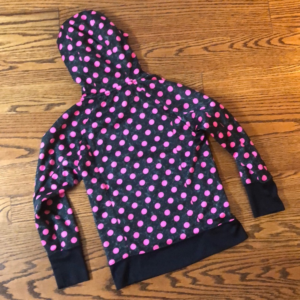 Girls M Nike thermafit black gray pink sweatshirt - Picture 5 of 5